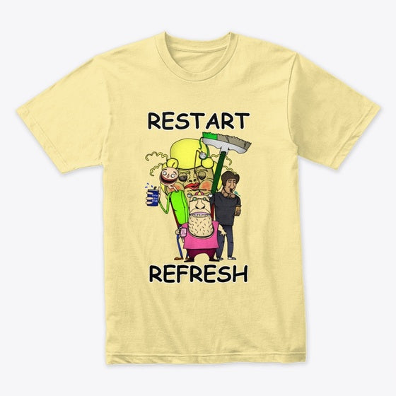 Restart Refresh by PadreSnowmizzle | Graphic T-Shirt for Unisex