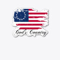 Betsy Ross Flag- Gods Country | Graphic T-Shirt for Unisex