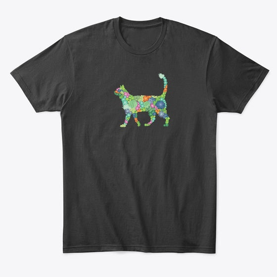 The Succulent Cat | Premium Unisex T-Shirt, Trending Graphic Tee