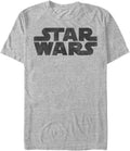 Star Wars Mens Simplest Logo Graphic Long Sleeve Tee