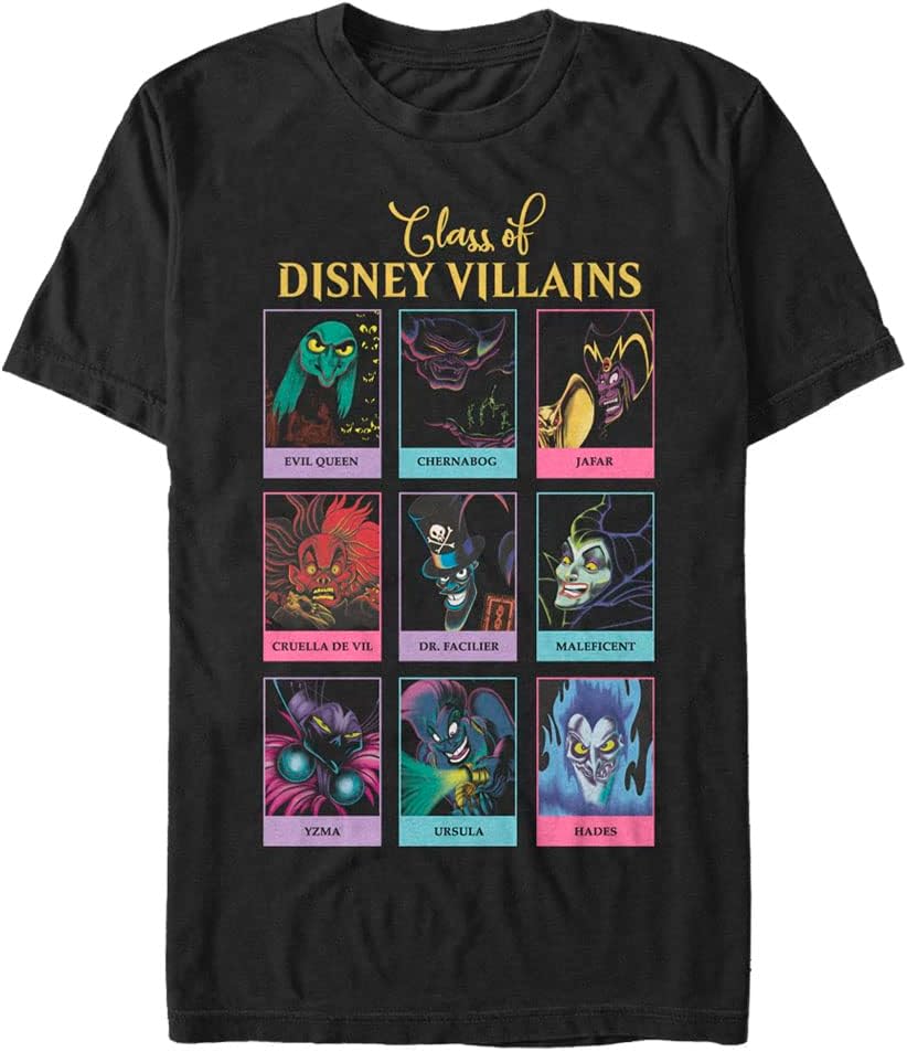 Young Mens Villains Year Book Short Sleeve