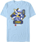 Fifth Sun Lego Ninjago Zane Badge Young Mens Short Sleeve Tee Shirt