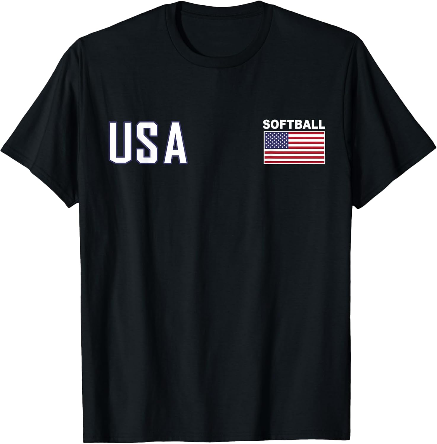 Usa Flag Softball Team Equipment Women Men Softball