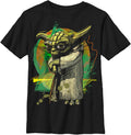 Star Wars Boys Yoda Splatter Cartoon