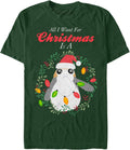 Mens Star Wars Last Jedi All I Want Christmas Is A Porg