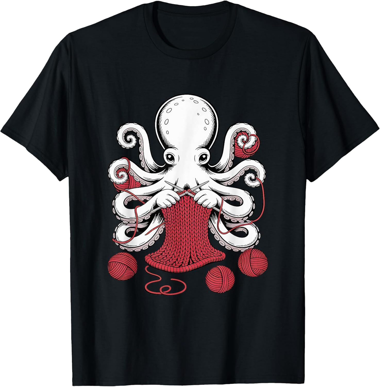 Yarn Craftopus Tee - Funny Octopus Yarn Lover