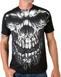 Hot Leathers Mens Shredder Skull Jumbo Print Shirt