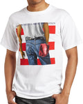 Fea Mens Bruce Springsteen Born In The Usa Tee Fashion T Shirts White Small Us