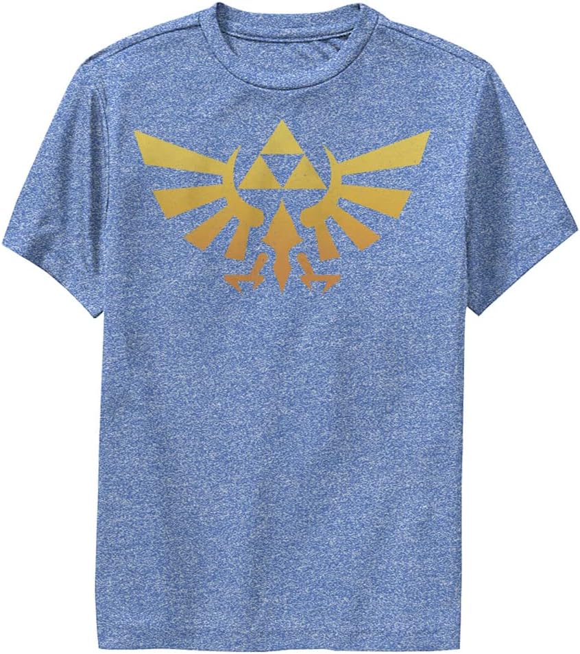 Nintendo Kids Gradientforce T Shirt Royal Blue Heather Medium