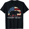Daddy Bear American Flag 4Th Of July Fathers Day