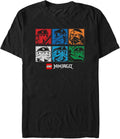Fifth Sun Lego Ninjago Unite Colors Young Mens Short Sleeve Tee Shirt
