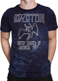 Liquid Blue Mens Led Zeppelin Usa Tour 77