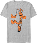 Winnie Pooh Basic Sketch Tigger Mens Tops Short Sleeve Tee Shirt