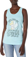Womens Faith Trust Pixie Dust Tinkerbell Racerback Graphic Tank Top