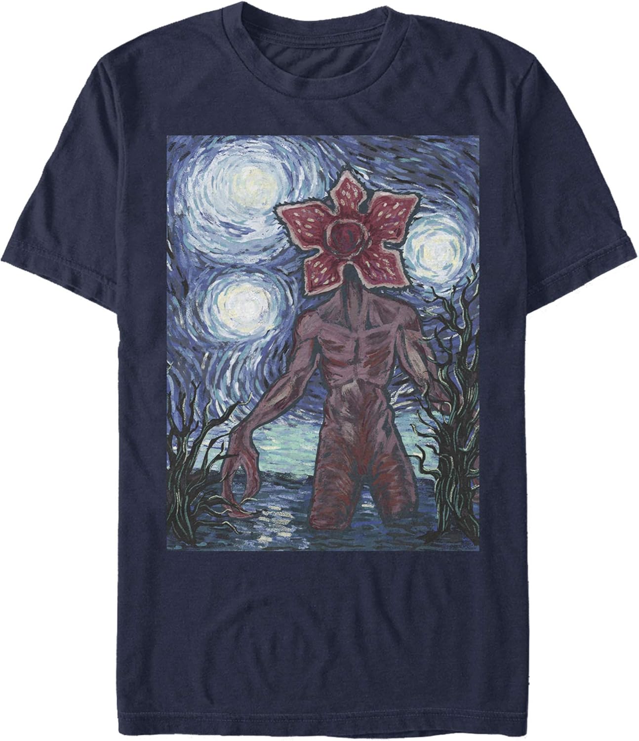 Stranger Things Mens Demogorgon Starry Night