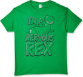 Disney Mens Toy Story Nervous Rex Graphic