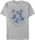 Harry Potter Mens Hogwarts Short Sleeve Tee Shirt