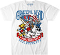 Liquid Blue Mens Standard Grateful Dead 4Th Of July Wave That Flag 1987 Ss