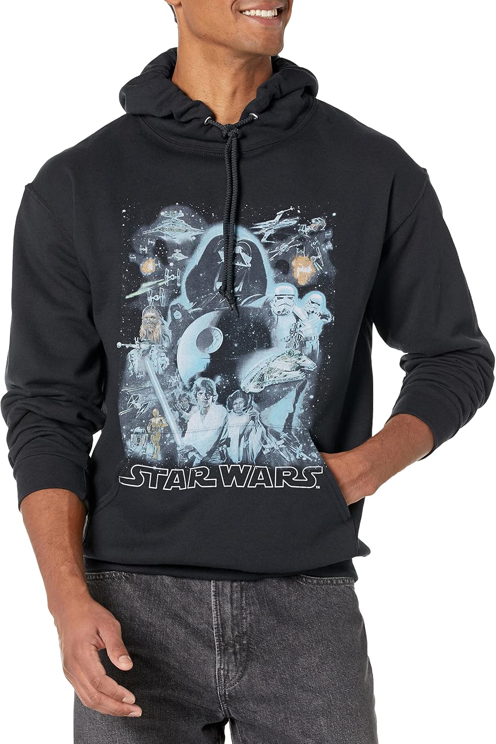 Star Wars Mens Galaxy Of Graphic