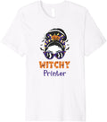 Messy Bun Witchy Printer Halloween Premium