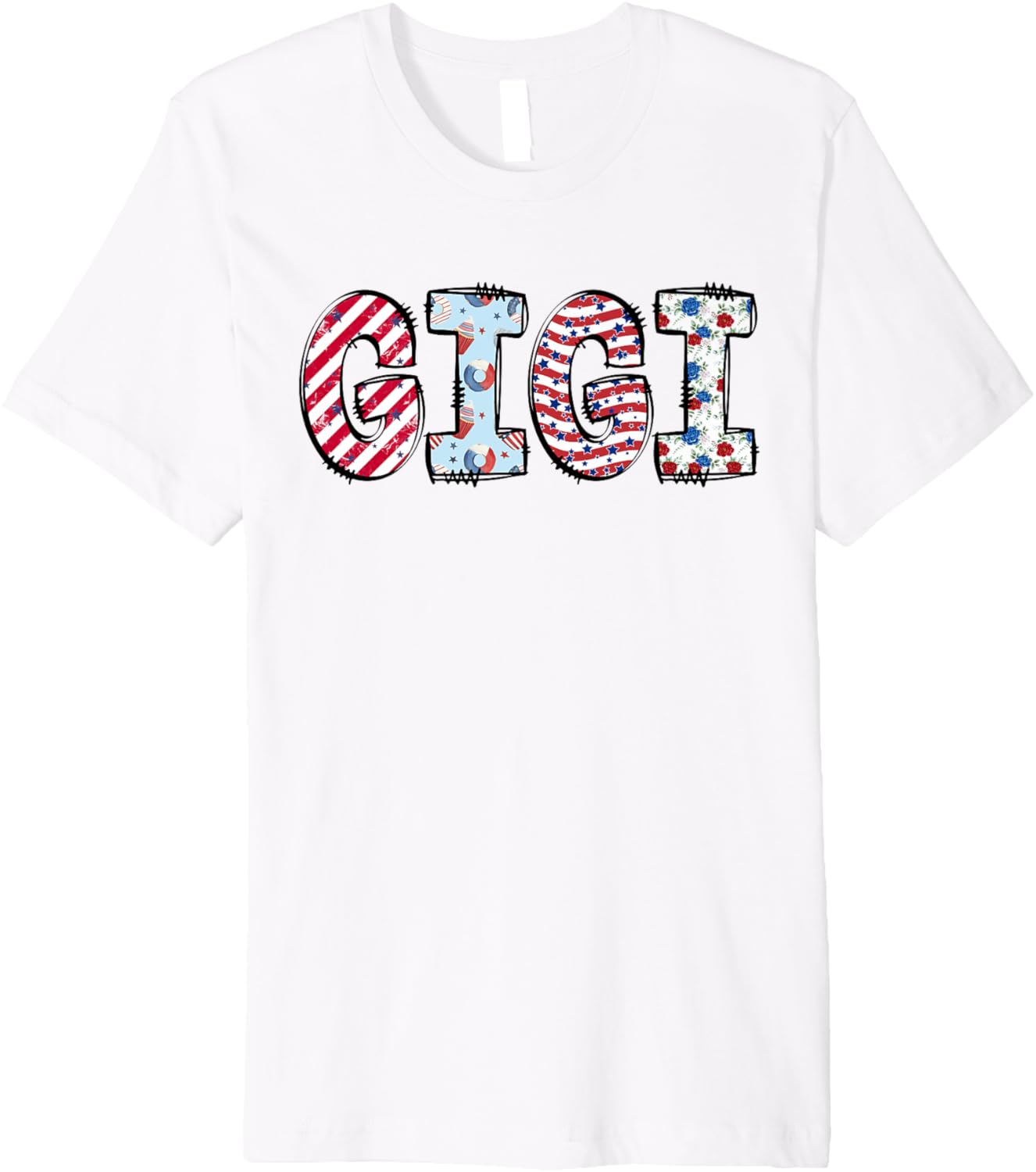 4Th Of July Patriotic Gigi Independence Day American Flag Premium