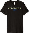 Code Dazur Wordplay Pun Cote Dazur Blue Color Code Witty Premium