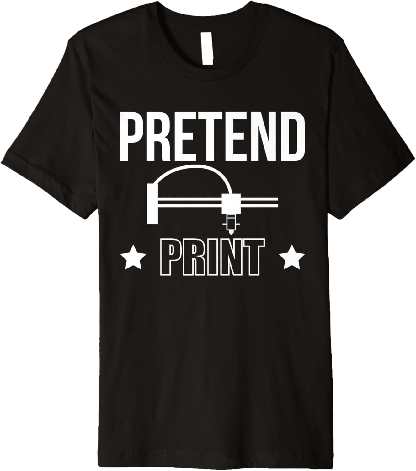 Pretend Print 3D Printer Printing Premium
