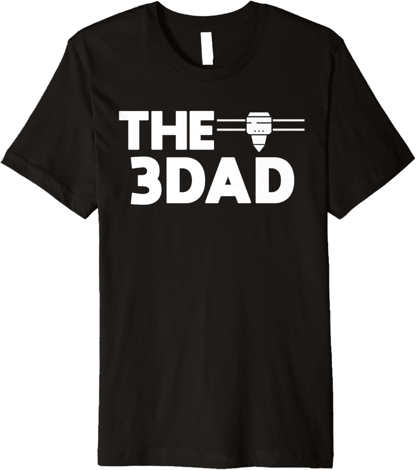 Mens 3 Dad 3D Printing Printer Fathers Day Premium