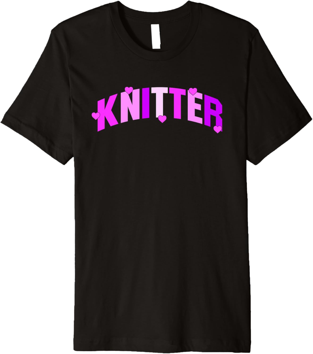 Knitter Love Passion Yarn Crafting Hearts Premium