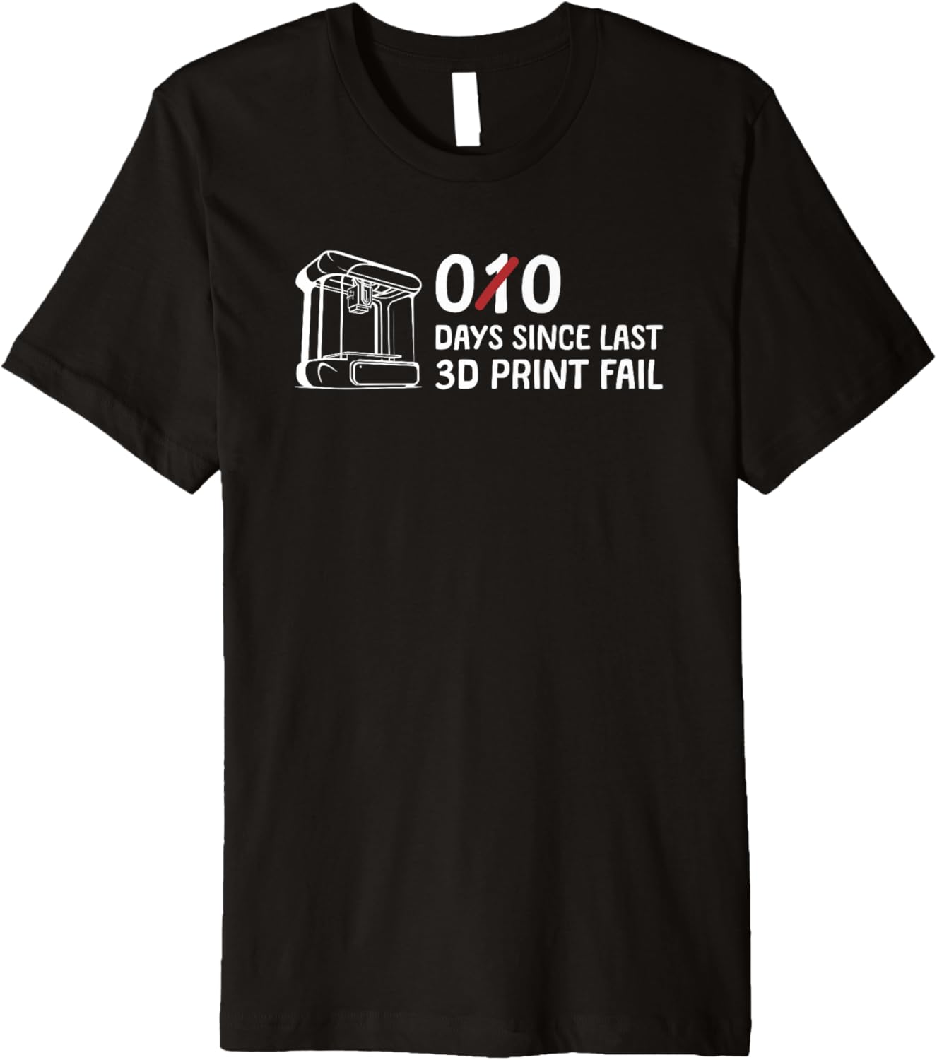 0 Days Since Last 3D Print Fail Humor Premium