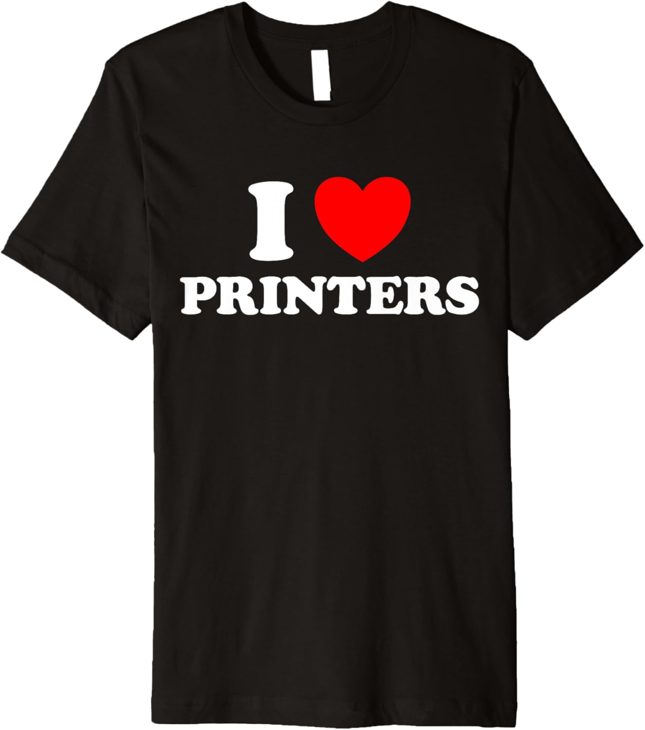 I Love Printers Funny Computer Cartridge Ink Paper Print Fan Premium