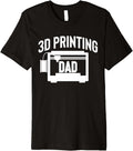 Mens 3D Printing Dad Printer Fathers Day Premium