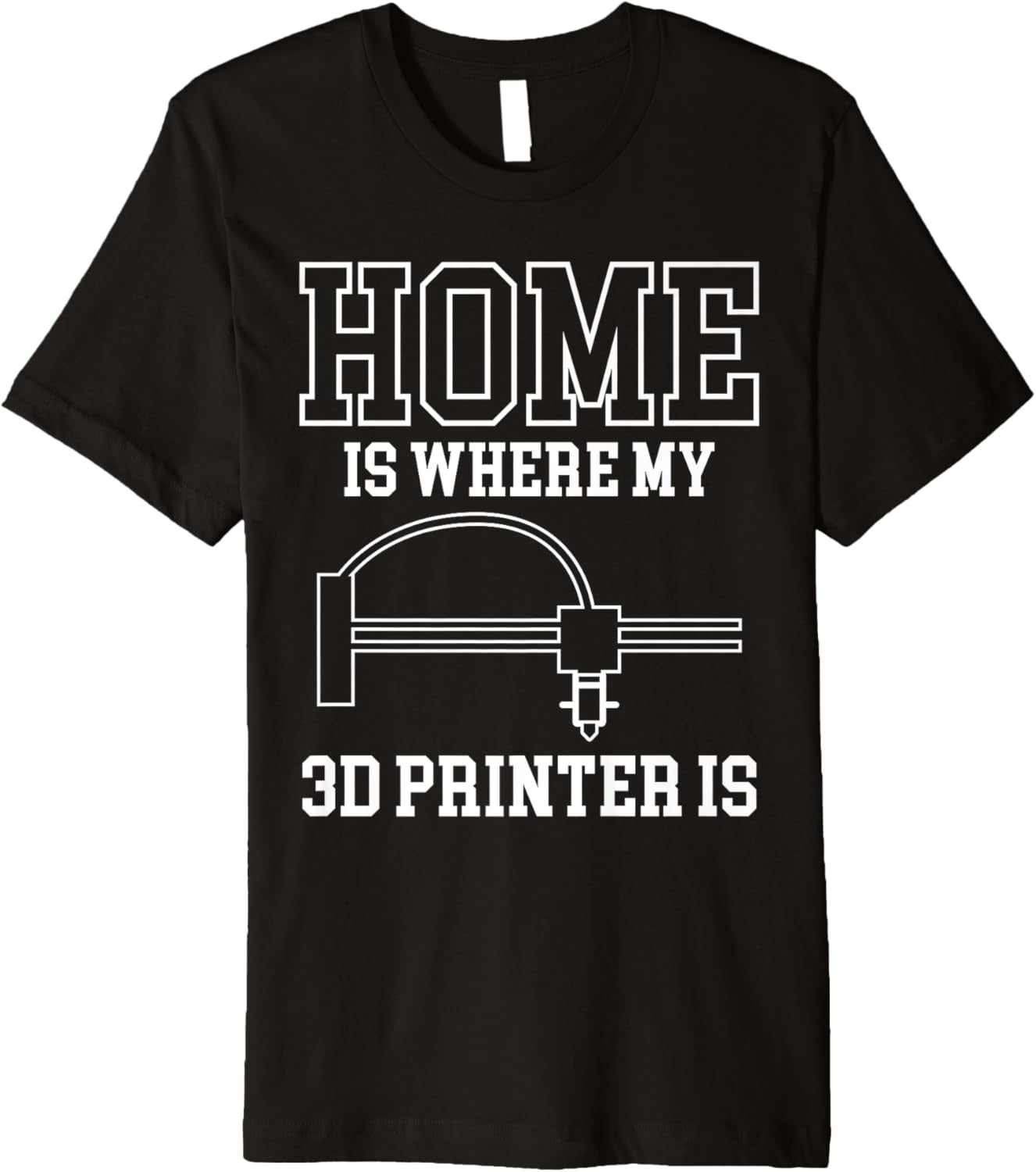 Home Is Where My 3D Printer Is Printing Premium