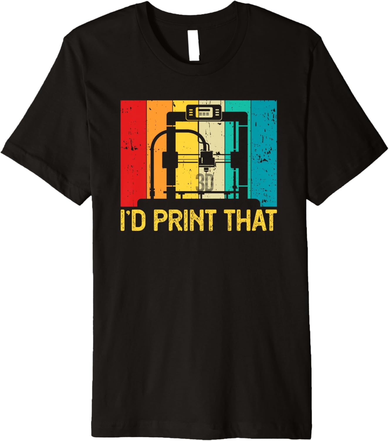 3D Printer Id Print That Retro Vintage 3D Printing Premium