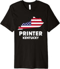 Distressed Patriotic Usa Flag Printer Kentucky Premium