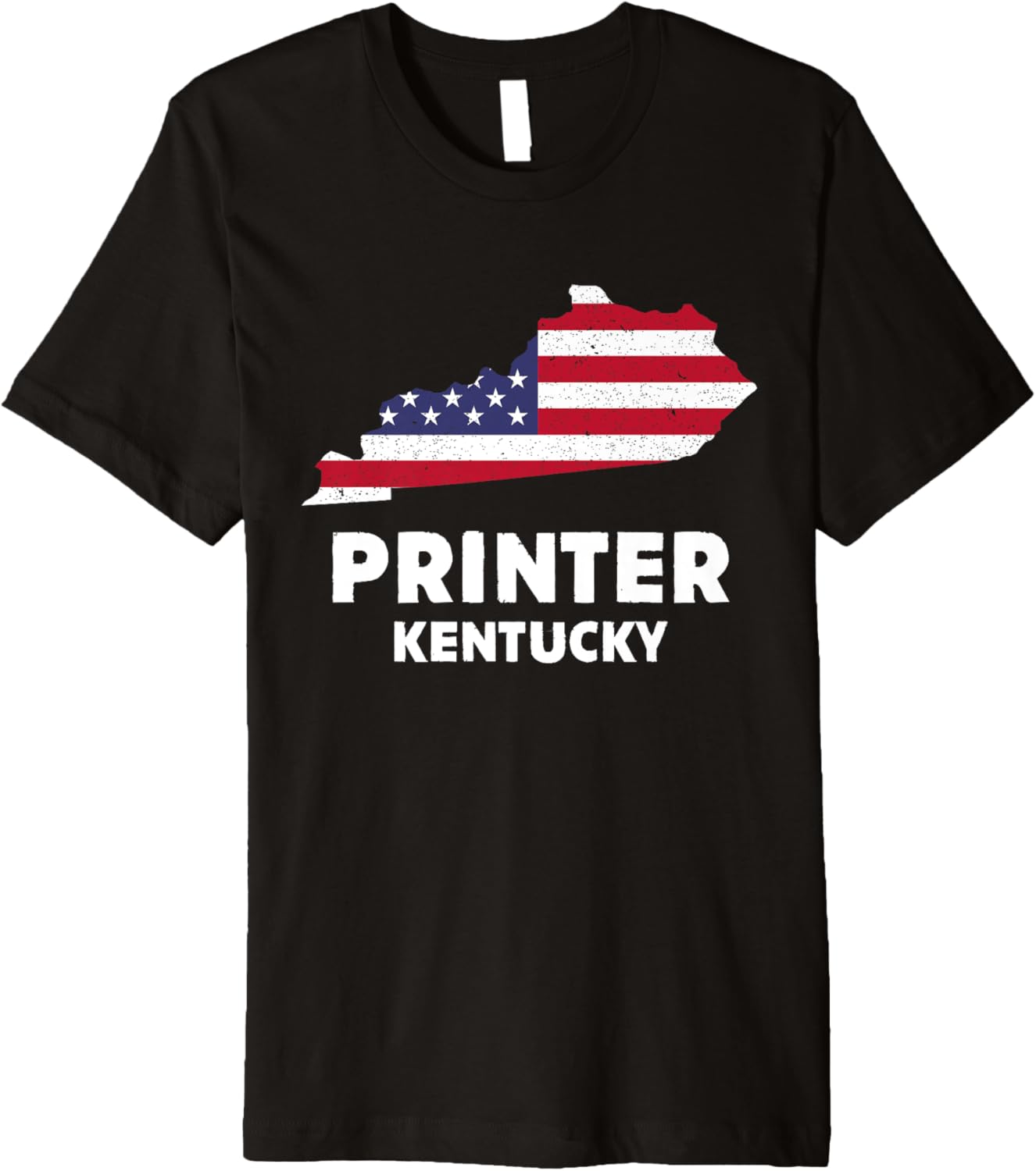 Distressed Patriotic Usa Flag Printer Kentucky Premium