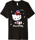 Memorial Day Cat 4Th Of July Patriotic Usa Flag Fun Gifts Premium
