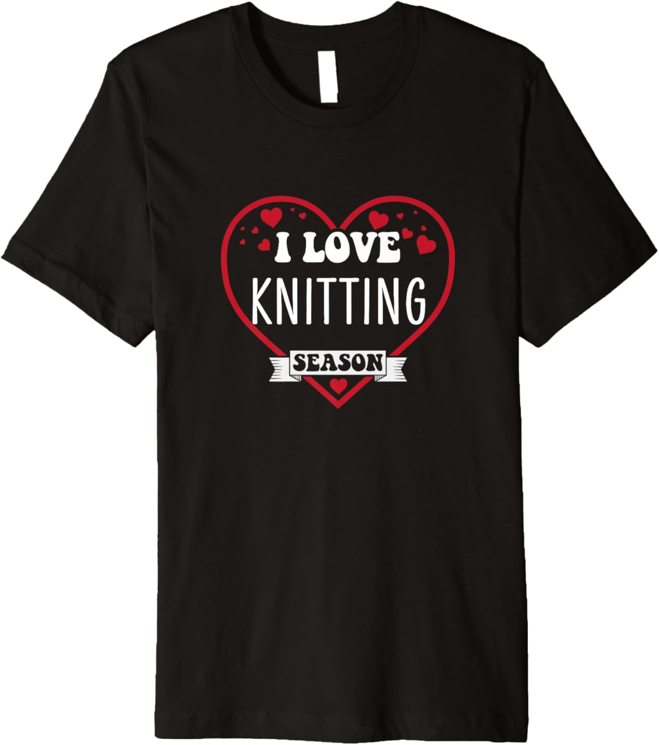 Cute Love for Knitting Hobby Yarn Hoarder Women Premium