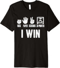 Rock Paper Scissor 3D Printer Funny 3D Printing Premium