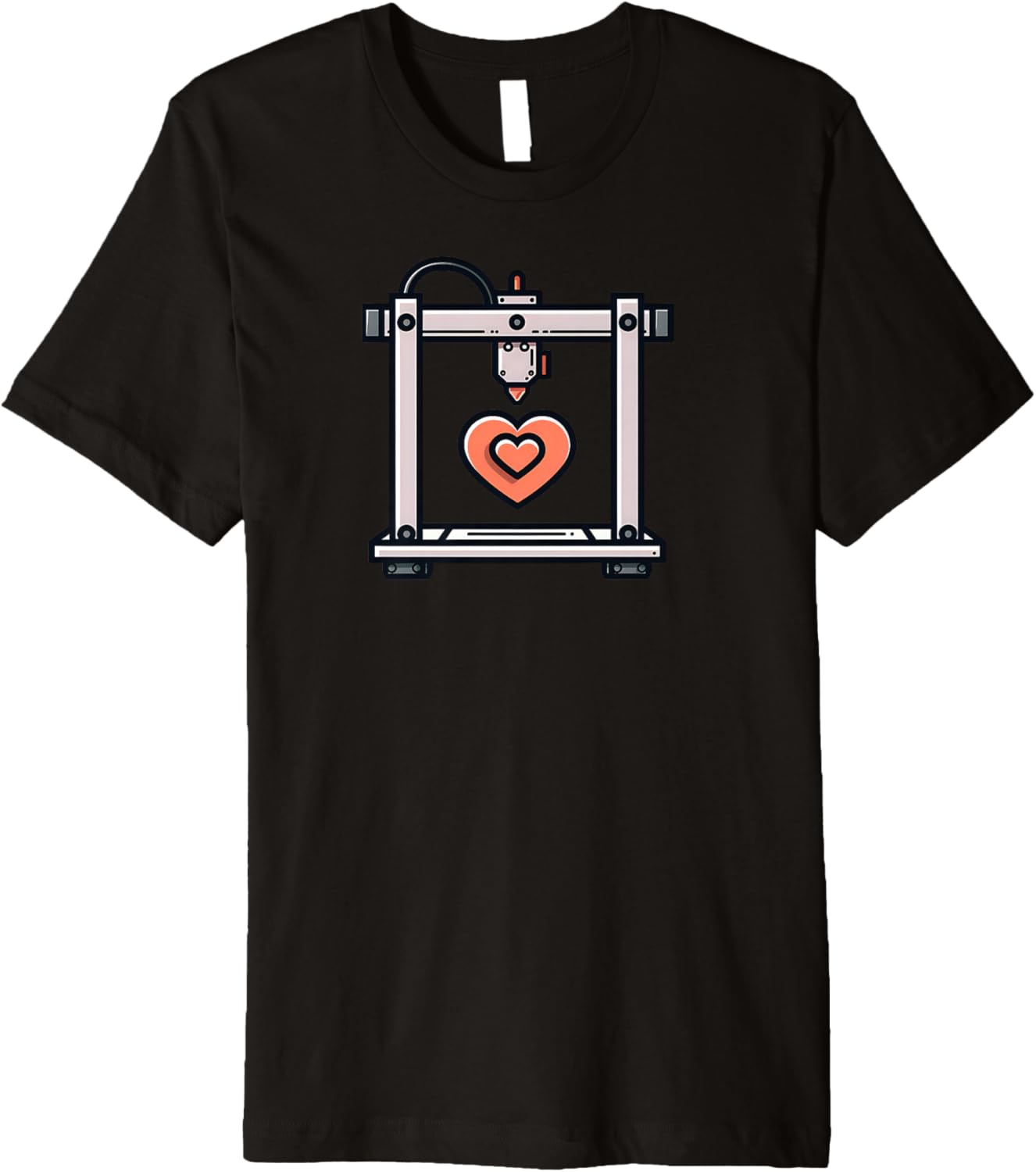 3D Printer Accessories 3D Printer With Heart Premium