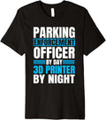 Parking Enforcement Officer Meter Maid 3D Printer By Night Premium