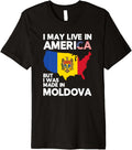 Usa American Flag Moldova Moldovan Roots Gifts T Shirt Premium