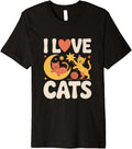 I Love Cats Moon Stars Yarn Whiskers Premium