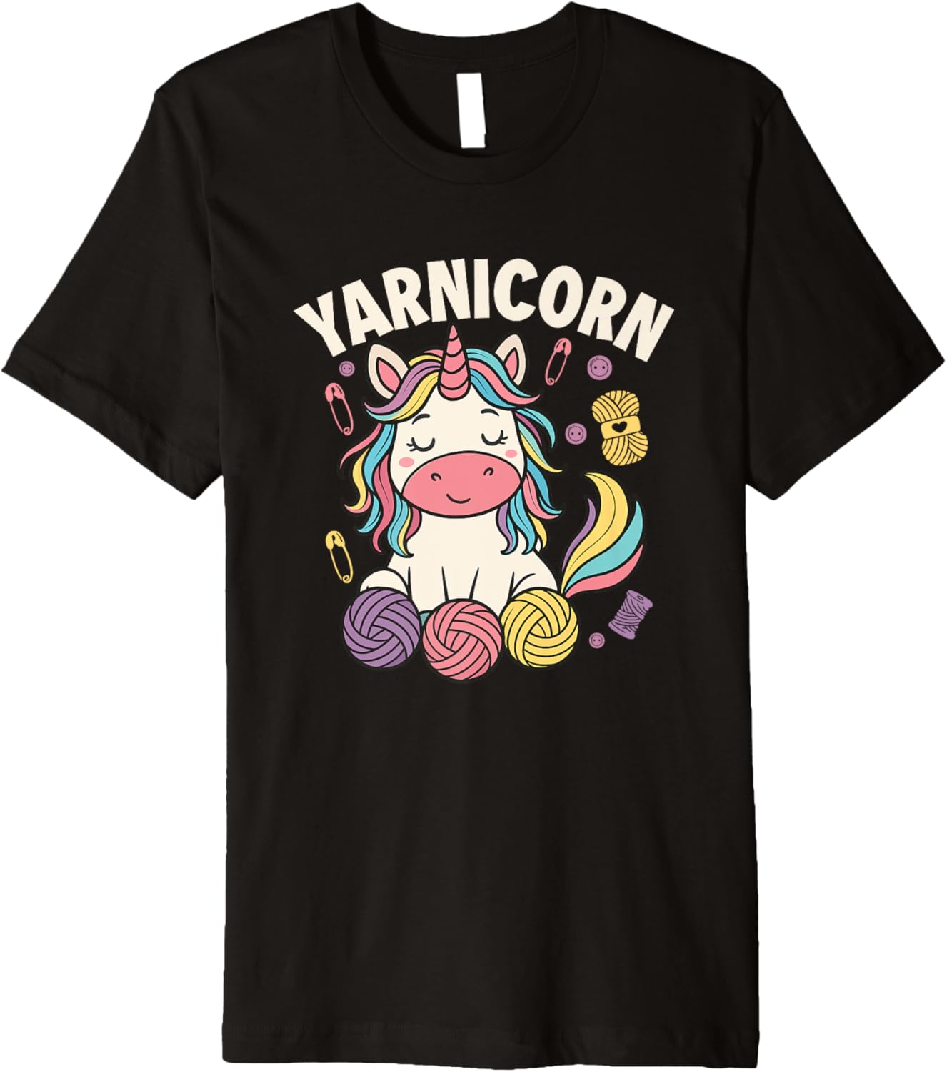 Yarnicorn Cute Knitting Unicorn Yarn Premium