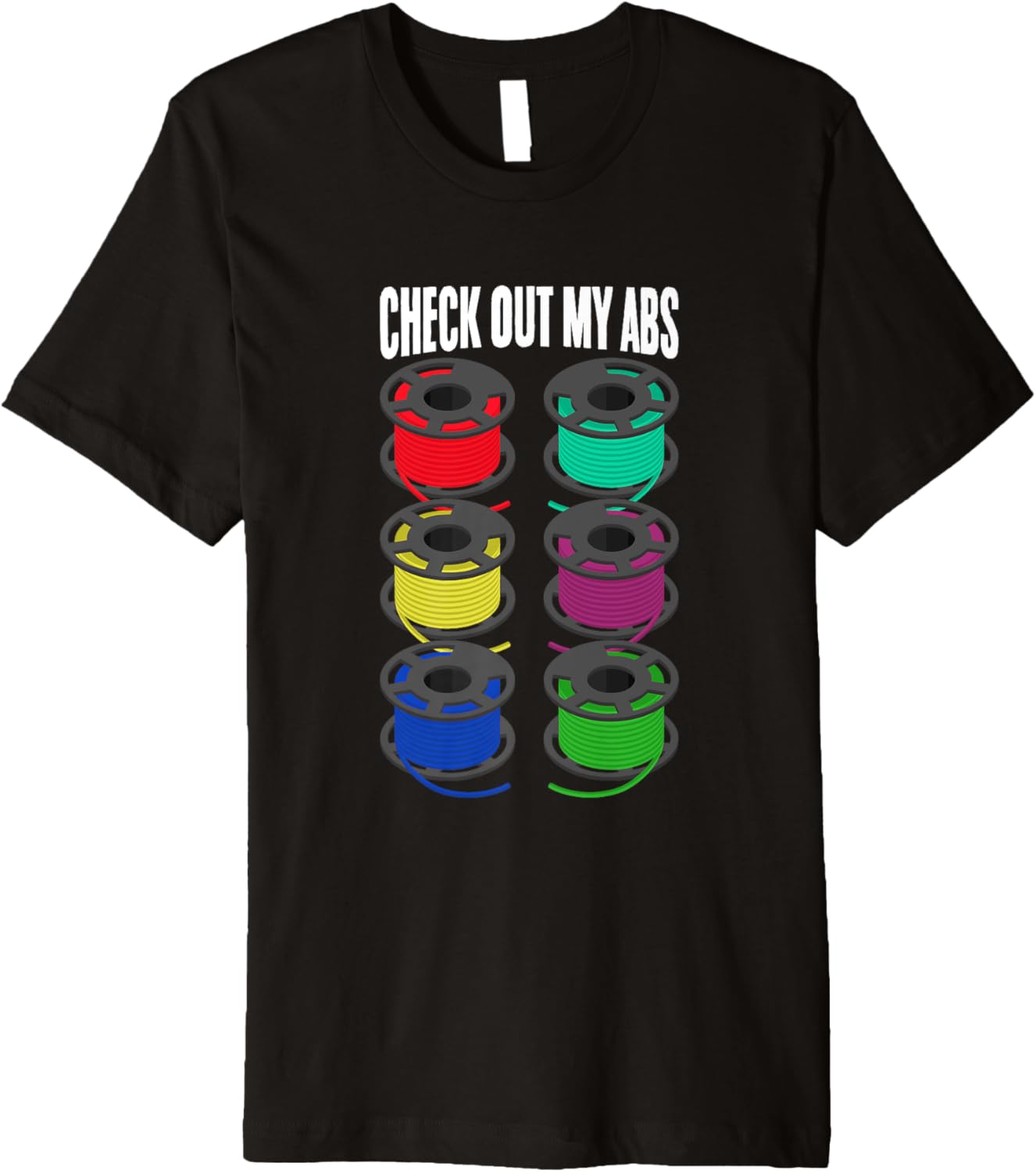 Check Out My Abs 3D Print Machine Filament Funny 3D Printing Premium