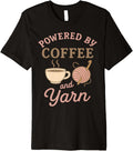 Coffee And Yarn Crochet Knitting Knitter Funny Premium