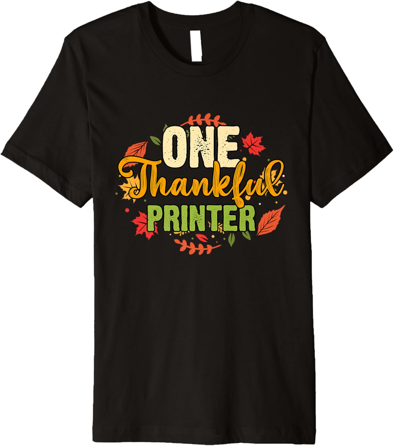 One Thankful Printer Thanksgiving Premium