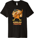 Dabbing Turkey Printer Funny Thanksgiving Premium