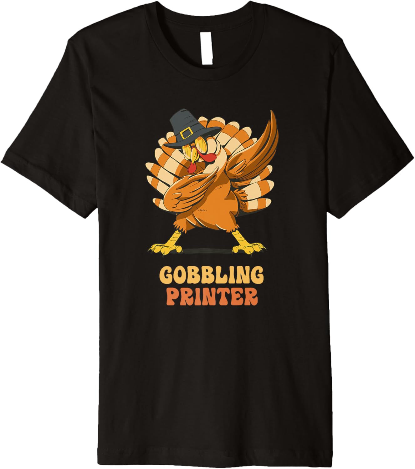 Dabbing Turkey Printer Funny Thanksgiving Premium