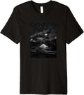 UFO Art - TR3B Triangle Spacecraft, Visiting Alien Premium